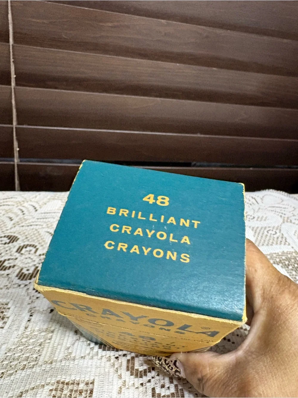 Crayola 48-Count Crayons Box in Yellow and Teal